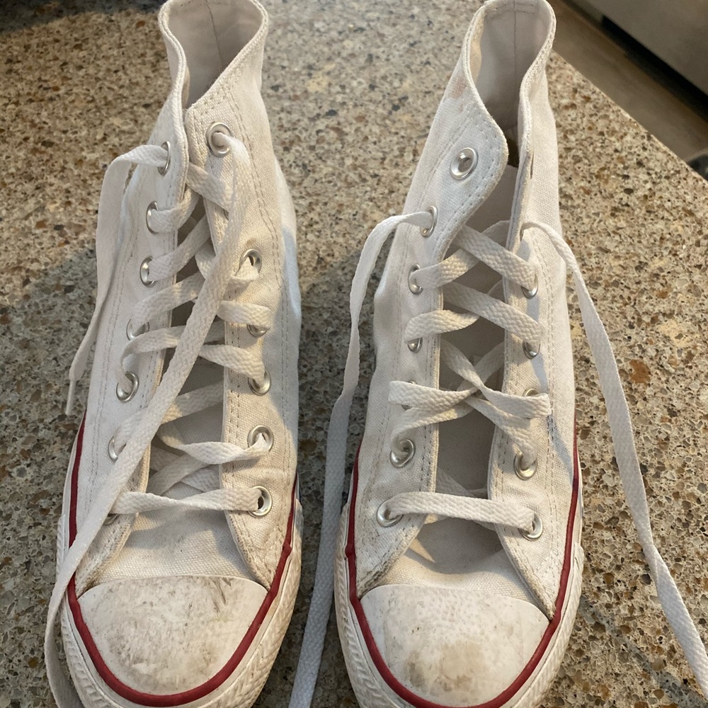 White high top converse